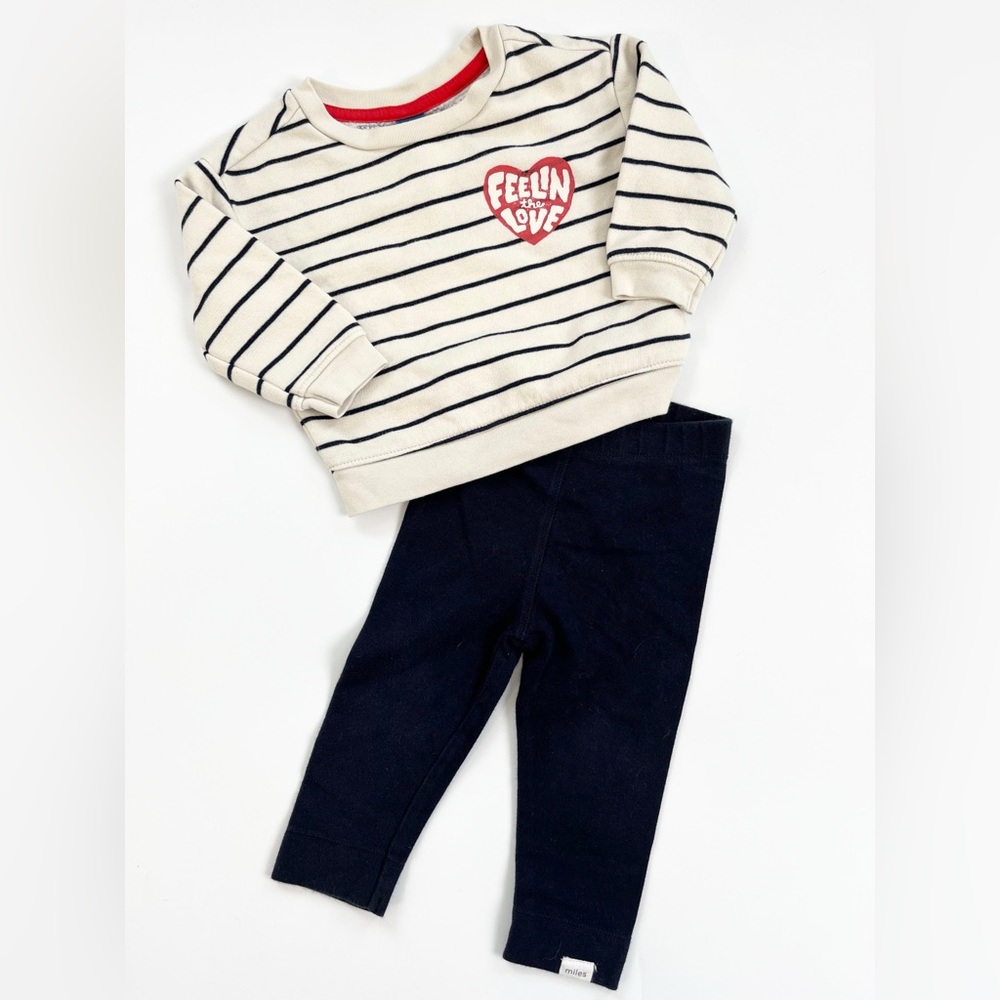 🇨🇦 Miles the Label Navy Pants & Old Navy Sweater